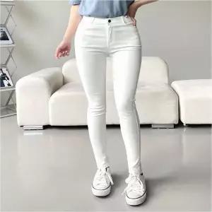[하프클럽/]블랙진 여자스키니 화이트진 스판팬츠 데일리