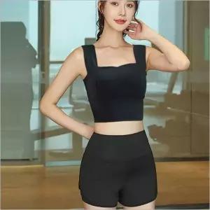 [하프클럽/]반바지 민소매 와이드 트레이닝복 탱크탑 세트 어깨끈 레깅스