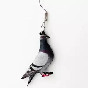 쓸데없는 킹받는 비둘기 귀걸이 쓸모없는 웃긴 재밌는 선물 신박한 생일 인싸템 특이한 필요없는 연말 연인