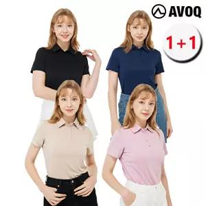 [아보크]카라 티셔츠 1+1 (여성)