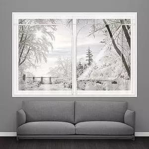 방풍비닐 QOS812E6 창문용 초특대형(300x200cm)/창문 외풍차단