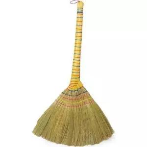 빗자루 QEN904E6 갈대비 길이80cm 손잡이40cm 삼정크린마스터