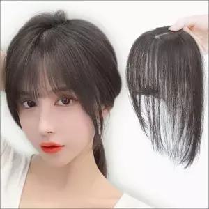 [하프클럽/]헤어피스 부분가발 시스루뱅 포인트 인조모 앞머리