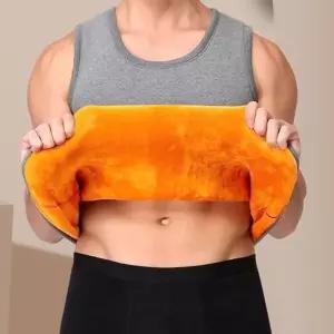 [하프클럽/]남성 기모 런닝 나시티 1P 겨울 보온 내복 티셔츠