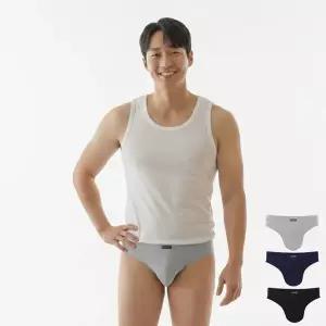 [하프클럽/]남성 삼각팬티 레이더스브리프B4 유색A 3매세트