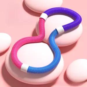 스프링 소프트 훌라후프 운동 뱃살관리 용수철 훌라후프