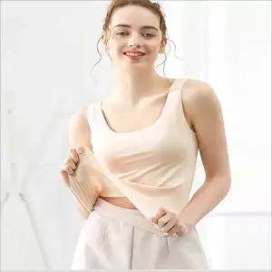 [하프클럽/]여자 이너 속옷 모달 끈나시 3컬러 U넥 햄라인 심리스