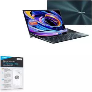 ASUS Zenbook Pro Duo 15 OLED(UX582)와 호환되는 박스웨이브 스크린 프로텍터 - 클리어터치 크리스탈(2팩)