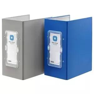 바인더 파이프 대용량 손잡이형 가로형 청색 10개 15cm 파일 서류철