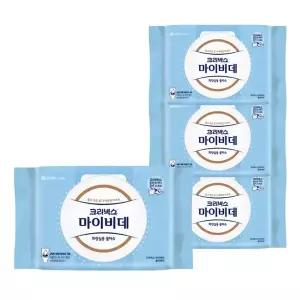 [크리넥스] 마이비데 물티슈 대용량 캡형 60매 x 4팩 클린케어 화장실용 비데용 물에녹는 비데티슈