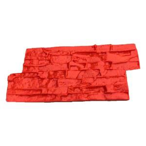 콘크리트 정원용 폴리우레탄 금형 스탬프 질감 석고 모델 장식 시멘트 몰드 바닥 45X20CM