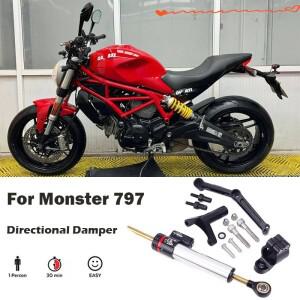 Ducati Monster 797 2017-2020 MONSTER 오토바이 조향 안정화 댐퍼 브래킷 마운트 키트