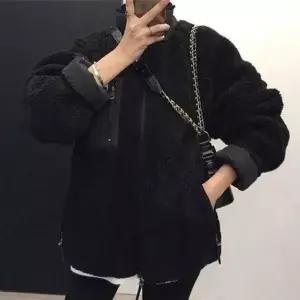 [하프클럽/]양면후리스점퍼 3색 레트로자켓 털점퍼 뽀글이 스테디 털자켓후