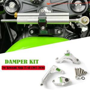 가와사키 닌자 ZX-6R 6 R 2013-2026 오토바이 스테빌라이저 스티어링 댐퍼 마운팅 브래킷 CNC 흡수기 지지