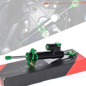 가와사키 닌자 400 650 ZX14R 6R 용 조정 가능한 오토바이 스티어링 안정화 댐퍼 브래킷 마운트 CNC