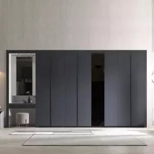 장인가구 단테 모던 미러 화장대 파우더 붙박이장 15cm