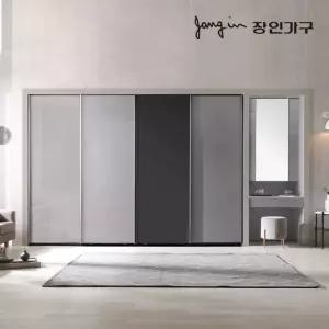 장인가구 드홈 글로우 슬라이딩 미러파우더 붙박이장 30CM