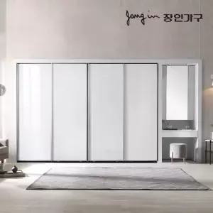 장인가구 드홈 글로우 슬라이딩 파우더 붙박이장 5CM