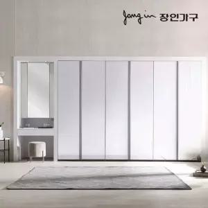 장인가구 드홈 글로우 여닫이 파우더 붙박이장 5CM