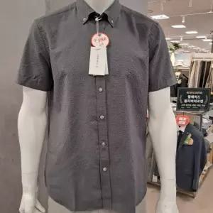 트레몰로 HC09 차콜그레이 캐주얼 남방 25SS 남성 여름 구김적은 미니멀 체크 NS5M222