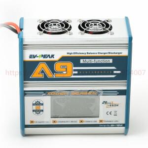 EV-PEAK A9 고출력 터치 밸런스 충전기 리튬 배터리 드론 1-8S 4.35V