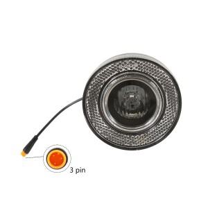 산악 자전거 오토바이 전기 방수 주간 및 로우빔 E-바이크 헤드라이트 (혼 포함)