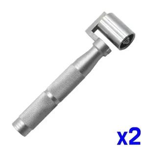 [RIZPICK]스티커부착롤러 스텐 도배롤러 도배로라 벽지롤러x2개