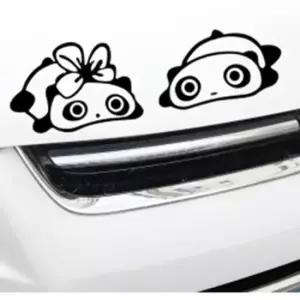 남매판다 차량용흠집스티커 자동차스티커 화이트