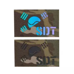 멀티캠 원단 홀로그램 반 태극기 SDT 패치 IOn9+1dUb