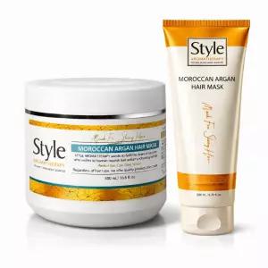모로칸 아르간 헤어팩 500ml 200ml 2종 손상모 복구 헤어마스크