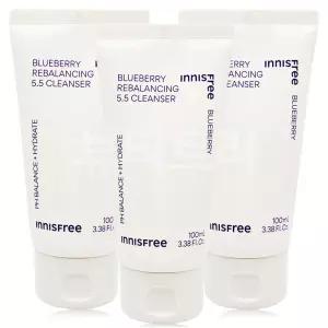이니스프리 블루베리 리밸런싱 5.5 클렌저 100ml X 3개