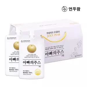 [하프클럽/연두팜]아빠의주스 배즙 100ml 20개입 한박스