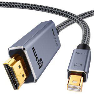 [코드웨이] Mini DP to HDMI 2.0 케이블 2m