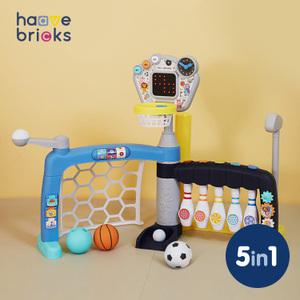 [하베브릭스] 5in1 플레이볼센터 돌아기 아기장난감