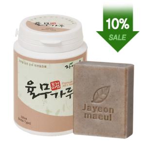 자연마을 칙칙한 피부관리용 2종 set (율무가루+녹차비누)