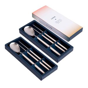 리한 리아 컬러 스텐수저 크림, 2벌, 1개