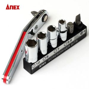자동 라쳇 드라이버 ANEX No.427S 깔깔이 육각복스 일본직수입