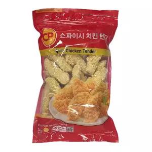 원씨푸드 CP 스파이시 치킨 텐더 1kg 순살치킨 스트립 케이준