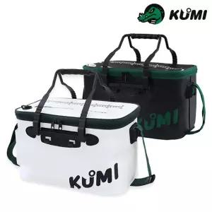 쿠미 맥스 다용도 접이식 보조가방 살림통 밑밥통 낚시 가방 35cm 40cm 45cm