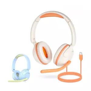 COSY USB C타입 청력보호 헤드셋 / 볼륨제한 85dB, 선길이 1.2m/ PC 노트북 태블릿 아이패드 갤럭시탭 헤드셋