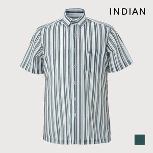[INDIAN] 멀티 스트라이프 프린트 셔츠_MITNSXM4101