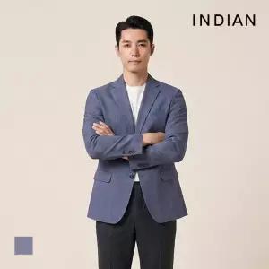 [INDIAN] 헤링본 폴리프린트 자켓_MITFUYM3111