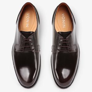 보닌 천연소가죽 광폭 더비 수제구두 GK109DBR