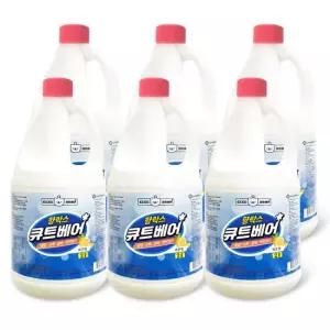 큐트베어 향락스 2L x 6개 살균 표백 소독 세제