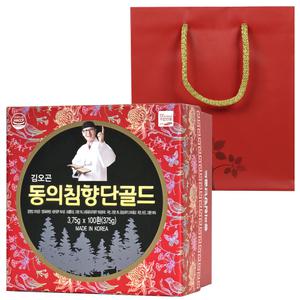주원생활건강 NEW 김오곤 동의침향단 골드 100p 침향환 + 선물용 쇼핑백