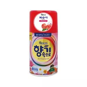 산도깨비 향기속으로 피치향 290ml 복숭아향 자동 분사기 실내 리필 방향제