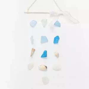 바다 유리 자개 모빌 만들기 DIY 키트 업사이클링 공예 씨글라스 썬캐쳐 행잉 인테리어소품 리사이클링 환