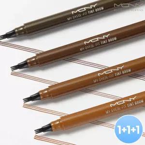 [3개] MQNY 마이결핏 삼지창 눈썹 타투펜 0.8g 4종 /아이브로우 눈썹펜슬 브로우 틴트