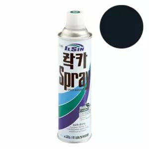 일신 락카 스프레이 흑색 420ml/페인트/자동차/도색/방청/목재/라카/금속/코팅/철재/보수/리폼/가구/마감