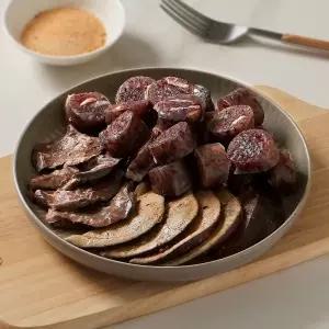 맛의고수 특제 마늘 모둠 순대 300g + 소금 포함
